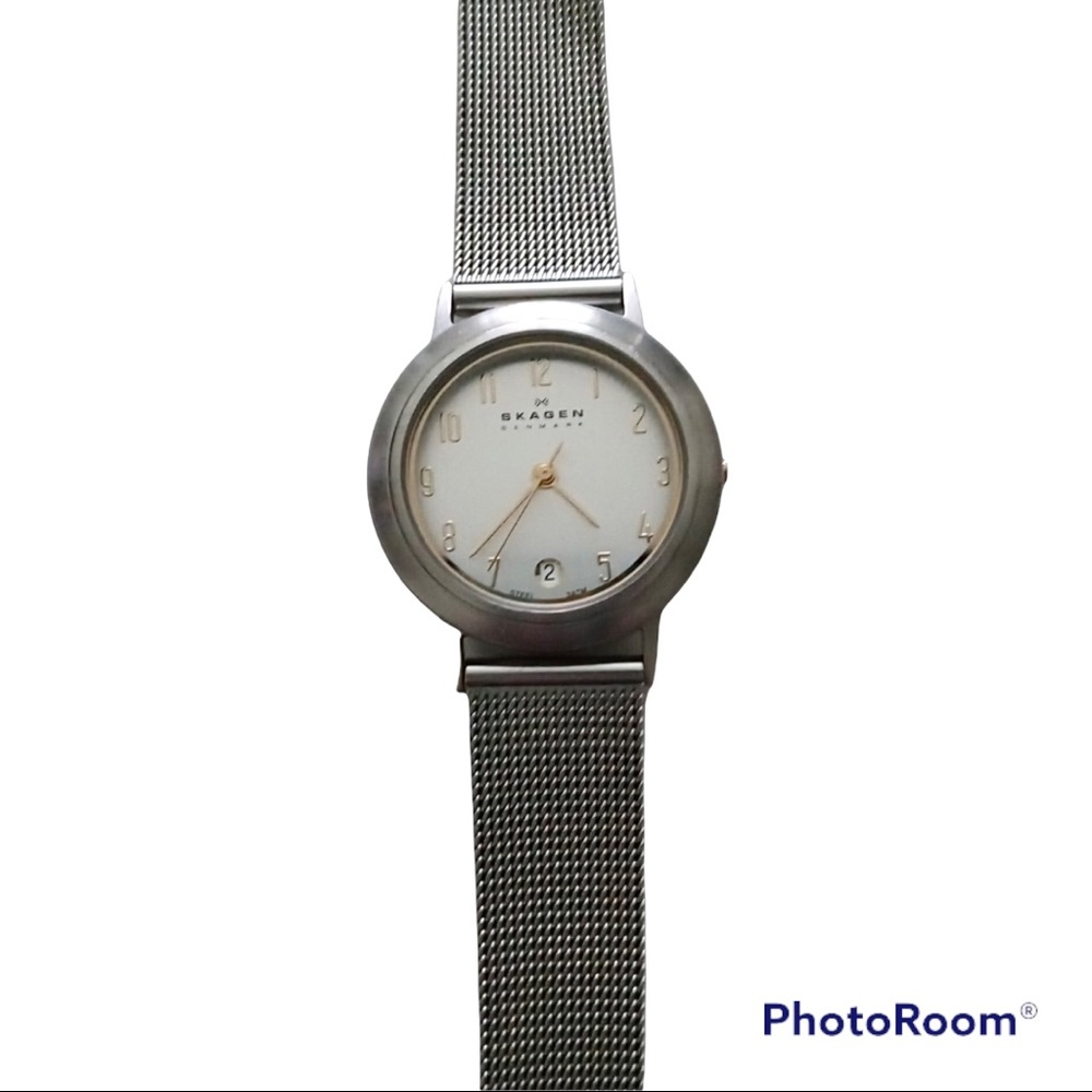 Skagen Denmark Women’s Signature Sliver Tone Wristwatch